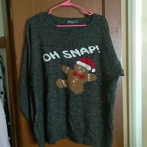Grey Christmas sweater